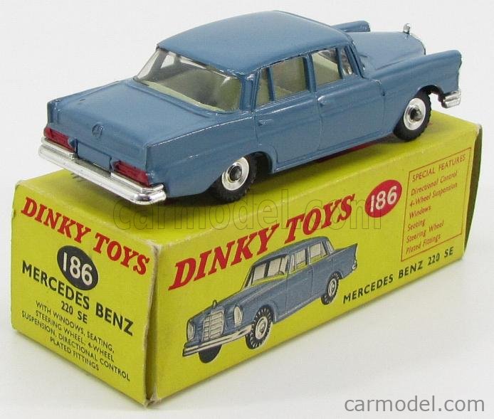 DINKY ENGLAND 186 Scale 1/43 | MERCEDES BENZ 220 SE GREY