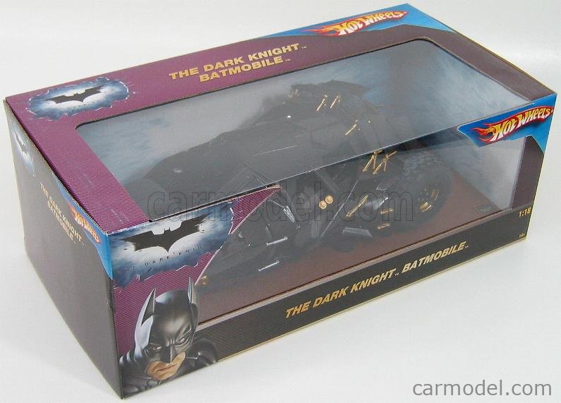 MATTEL HOT WHEELS N2480 Scale 1/18 | BATMAN BATMOBILE - THE