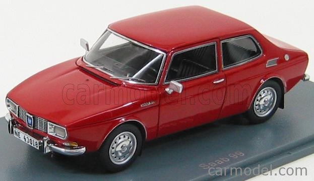 Neo 1:43 Saab 95 Rallye Monte Carlo #53 1961 red Modell Nr: NEO43095