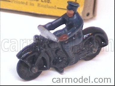 Dinky Toys GB N°37B - Moto Police Bleue Métal échelle 1/43 - Occasion