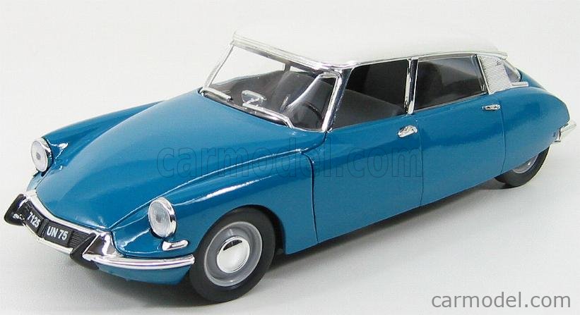 CITROËN DS berline 1963 grise toit noir 1/18 SOLIDO 7228 voiture miniature coll