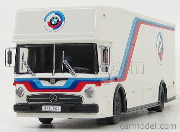Miniature Mercedes-Benz 0317 Rentransporter – Blanc – 1/43 – Premium Classics