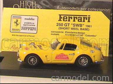 BANG 0427 Scala 1/43 | FERRARI 250 TDF N 159 TOUR DE FRANCE 1959 WHITE