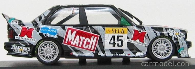 Miniature Minichamps 1/43 – BMW M3 Sport Evolution Paris Match #45 (Kager 2000, état Mint)