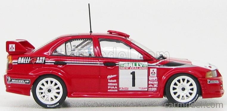 Mitsubishi Lancer Evo VI N°1 Monte-Carlo 1999 – Miniature Skid 1/43 Makinen