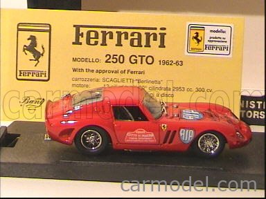 Bang Models 1/43 Scale Diecast 426 - Ferrari 250 TDF #22 GP De Paris '60 - R.M.Toys Ltd