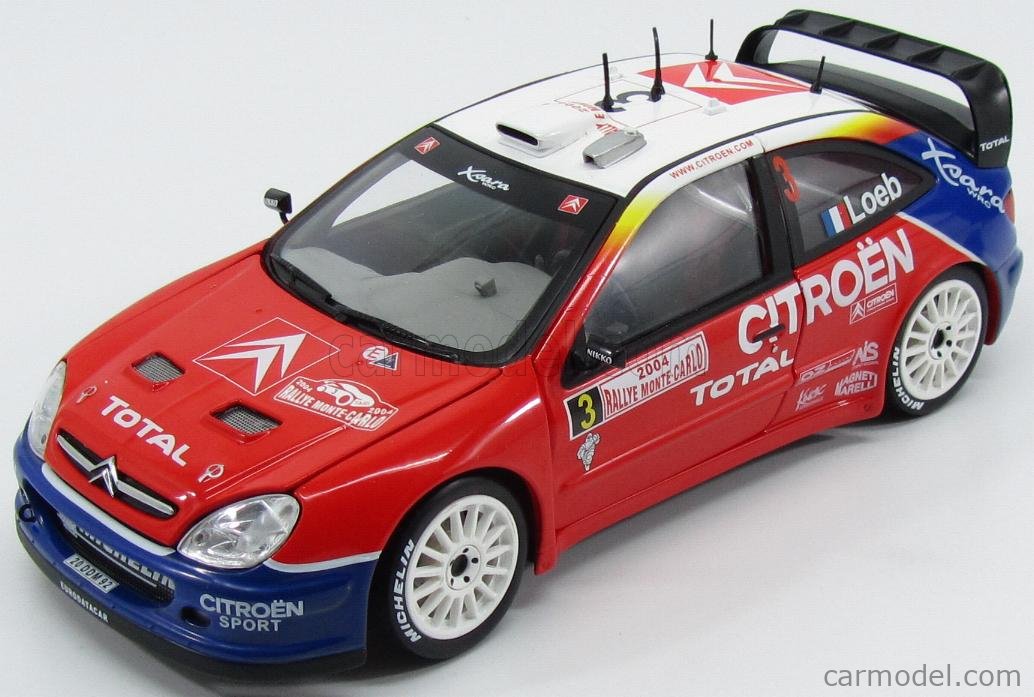 [宅送]サンスター 1/18 4421 シトロエン Xsara WRC Kronos-D.Sordo/M.M Rally De Espatia 2006 T58 サンスター
