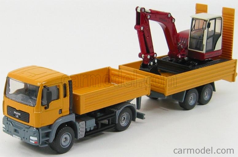 Siku 1:55 - 2 - Modellino di camion - man truck + shovel - camion