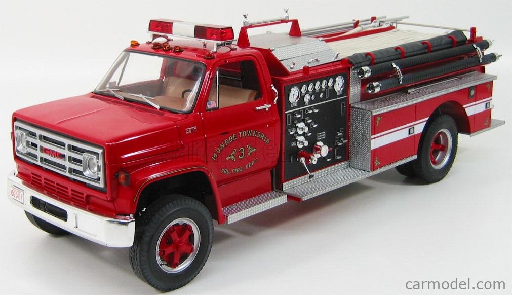 GMC - HEAVY-DUTY TRUCK - MONROE TOWNSHIP - FIRE ENGINE 1975