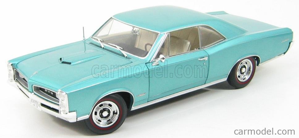 HIGHWAY61 50584 Masstab: 1/18 | PONTIAC GTO 1966 TURQUOISE BLUE