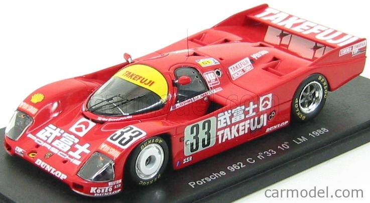 PORSCHE - 962C N 33 10th LE MANS 1988 JARIER - REDMAN - ELGH