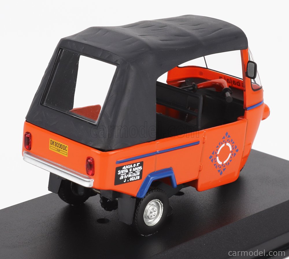 EDICOLA TAXCOLL034-AB1TA007 Scale 1/43 | BAJAJ TAXI JAKARTA 1990 ORANGE