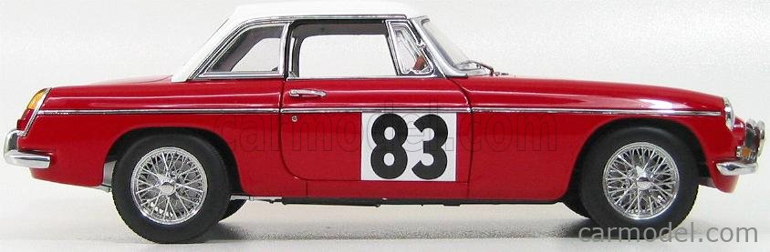 Autoart 1:18 - Coche a escala - Mgb - Mgb GT MKII Ganador del Rallye
