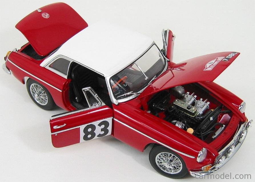 Autoart 1/18 MGB GT Mk2 Rallye 1964 – Vainqueur Monte-Carlo, Miniature Collection