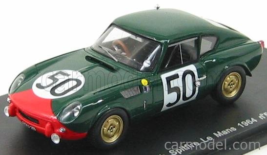 Spark S1410 Triumph Spitfire #50 Le Mans 1964 Hobbs/Slotemaker 1/43 Scale 