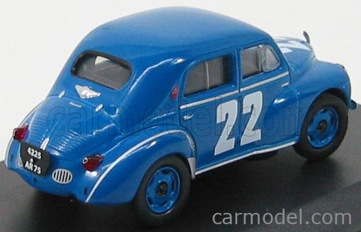 EDICOLA G1153021 Scale 1/43 | RENAULT 4CV TYPE 1063 N 22 RALLY COUPE ...