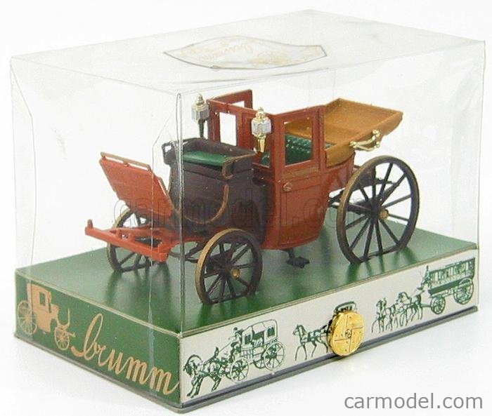 Brumm Historical #07 1:43 Cab Dell'Attrice Réjane – Occasion Boîte Abîmée