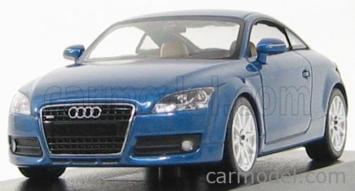 Modèle Réduit Audi TT Roadster Bleu 1:43 - Minichamps - Promo - Neuf