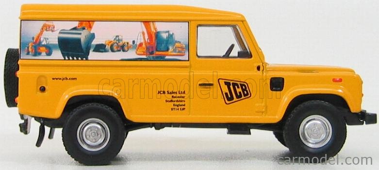 CORGI CC99715 Scale 1/43 | LAND ROVER LAND DEFENDER VAN - JCB YELLOW