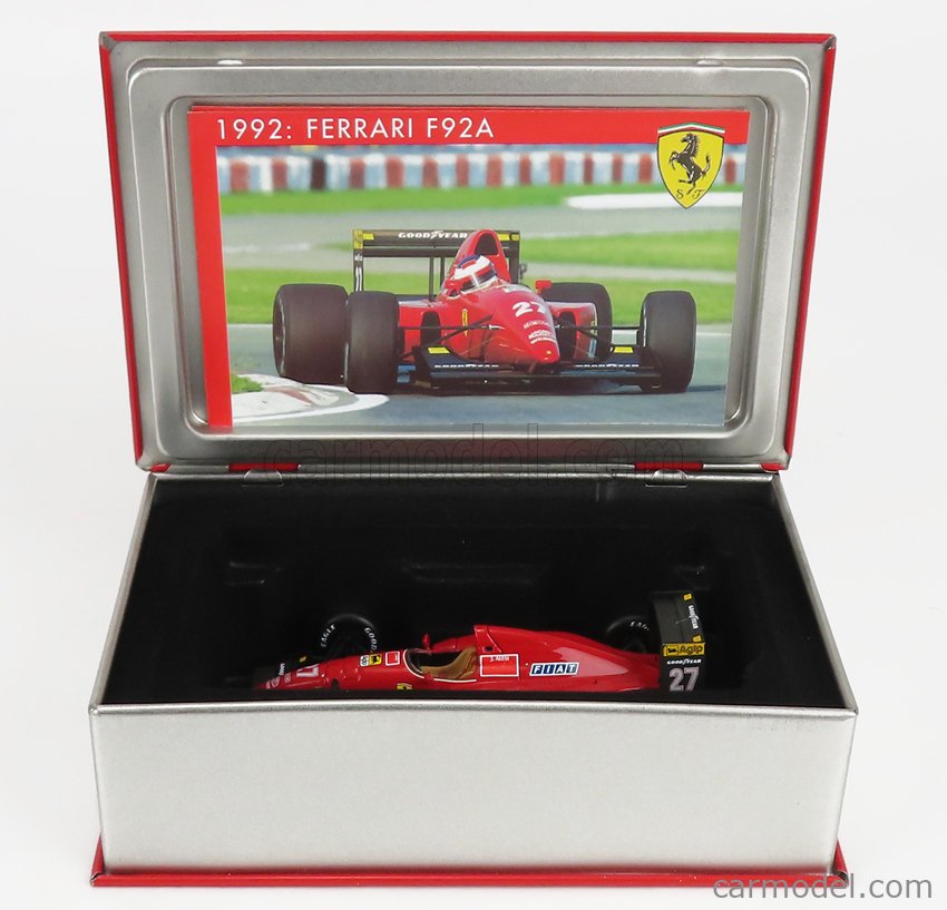 Ixo Models Sf18 92 Scale 1 43 Ferrari F1 F92a N 27 French Gp 1992