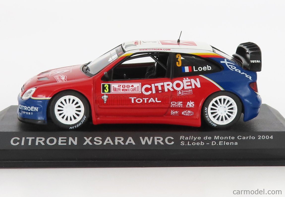 Citroën Xsara WRC Loeb/Elena Rallye Suède 2004 - Sunstar 1:18