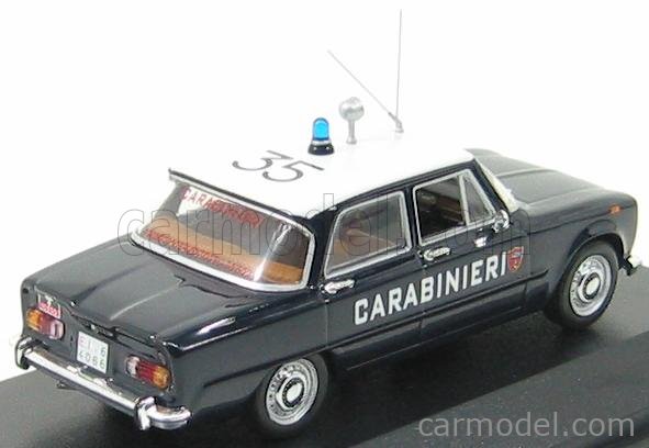 ミニカー MINICHAMPS Alfa Romeo Giulia CARABINIERI Minichamps 1:18 ALFA ROMEO GIULIA SUPER 1600cc CARABINIERI
