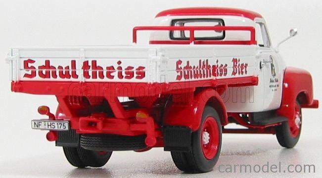 Minichamps 1:43 Opel Blitz Getränkewagen Sinalco grau / rot 439051051