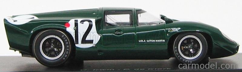 Miniature Lola T70 1/18 Spark Mk3B RHD No.2 24h Le Mans 1969 1:18