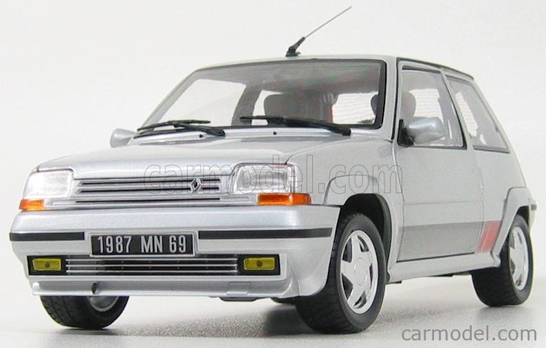 Norev 1/18 Renault 5 Supercinq GT Turbo 1985 - Grise Phase 1 - Miniature Neuve