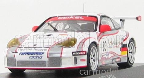 Minichamps 1/43 Porsche 911 GT3 RSR Le Mans 2006 Nielsen #83 400066483 