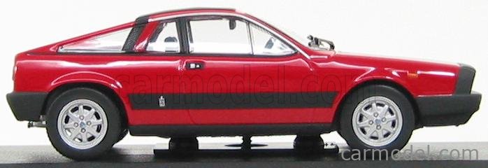 Modèle Réduit Lancia Beta Monte Carlo Coupé Rouge - Échelle 1:43 - Minichamps - Occasion