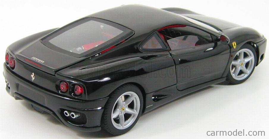 MATTEL HOT WHEELS N2052 Scale 1/18 | FERRARI 360 MODENA 2000 BLACK