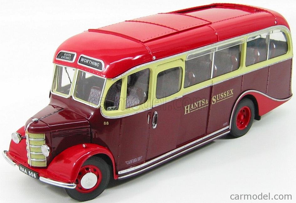 本物保証人気廃盤1/24　1947年型 BEDFORD OB DUPLE VISTA COACH　ベッドフォードバス　Sun Star製 サンスター