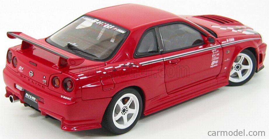 AUTOART 77357 Masstab: 1/18  NISSAN SKYLINE GT-R R-TUNE (R34) R1 RED