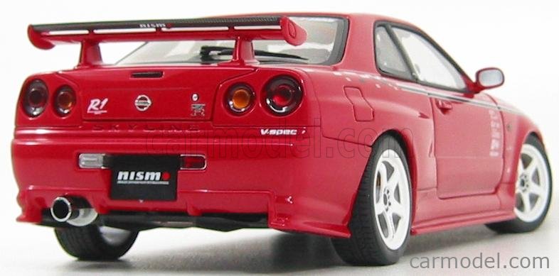 AUTOART 77357 Masstab: 1/18  NISSAN SKYLINE GT-R R-TUNE (R34) R1 RED