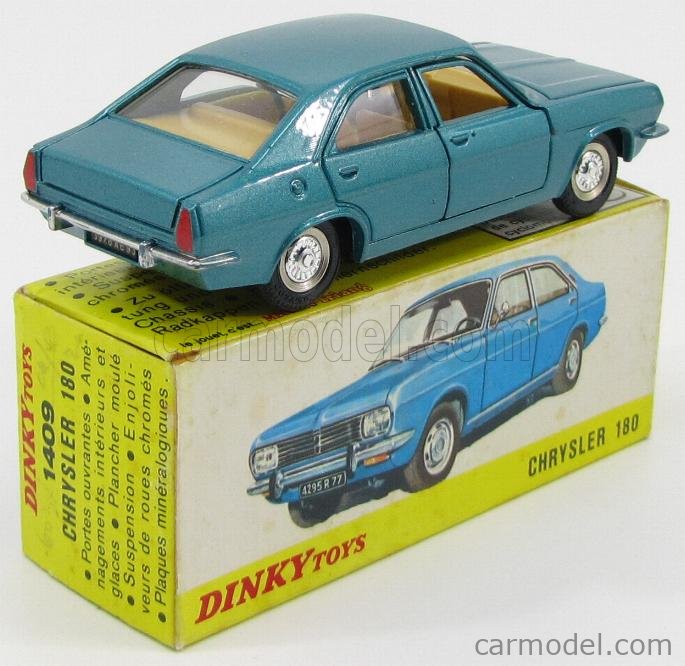 DINKY FRANCE 1409 Scale 1/43 | CHRYSLER 180 GREEN BLUE MET