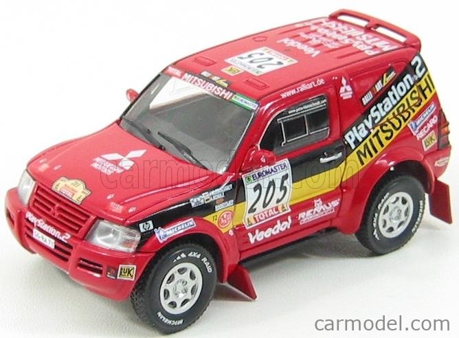 値下げ！Mitsubishi Pajero 2003 Dakar ミニカー 1/43 DeAgostini Rally Car Collection Mitsubishi Pajero