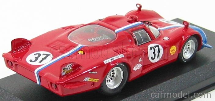 BEST-MODEL 9374 Scale 1/43 | ALFA ROMEO 33.2 COUPE N 37 LE MANS 1968 ...