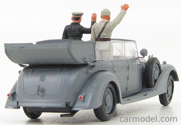Miniature Rio Mercedes 770 K Wermacht 1941 – 1:43, Avec Officier Et Soldat, Neuve