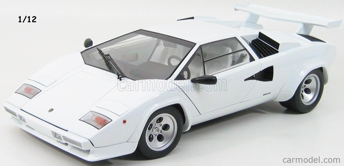 KYOSHO KY08612W Scale 1/12 | LAMBORGHINI COUNTACH LP5000S 1988 WHITE