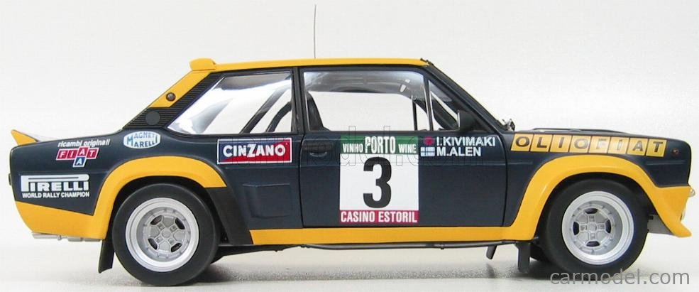 KYOSHO 08372B Scale 1/18 | FIAT 131 ABARTH N 3 WINNER RALLY
