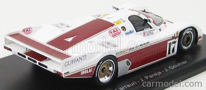C7 1:43 SPARK S1941 PORSCHE 962C #17 2ND LM LE MANS 1986