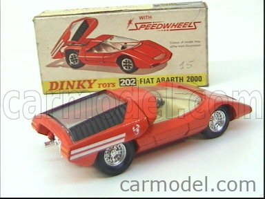 Dinky Toys Fiat Abarth 2000 N°202 – Miniature De Collection Occasion