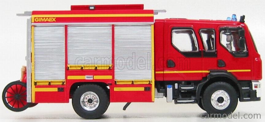 Renault - Midlum Double Cabine FPT Pompiers - Eligor - 1/43 - Autos  Miniatures Tacot