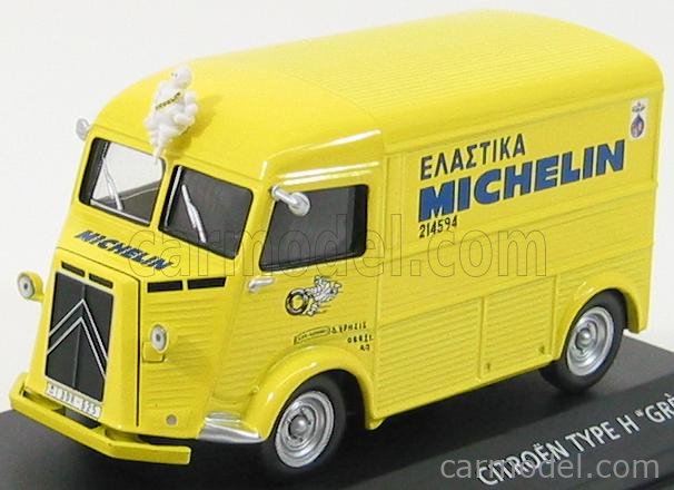 EDICOLA FM23 Masstab: 1/43 | CITROEN TYPE H VAN GRECE MICHELIN YELLOW BLUE