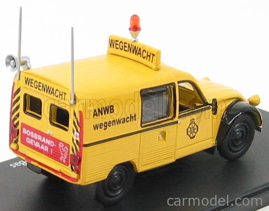 TemaToys 1/43 Citroën 2cv Fourgonnette ANWB Wegenwacht Assistance Pays-Bas 