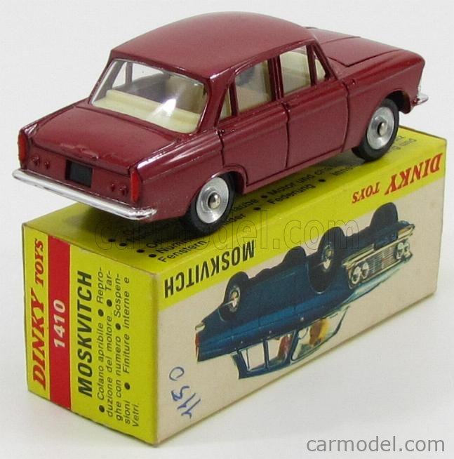 DINKY FRANCE 1410 Scale 1/43 | MOSKVITCH 408 BORDEAUX