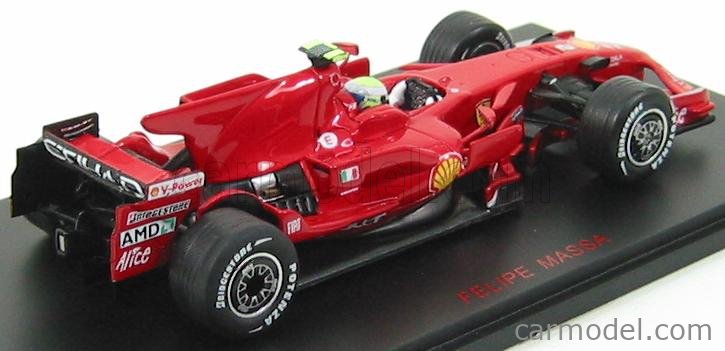 REDLINE RL180 Scale 1/43 | FERRARI F1 F2008 N 2 WINNER GP BRAZIL 2008 F. MASSA RED MET