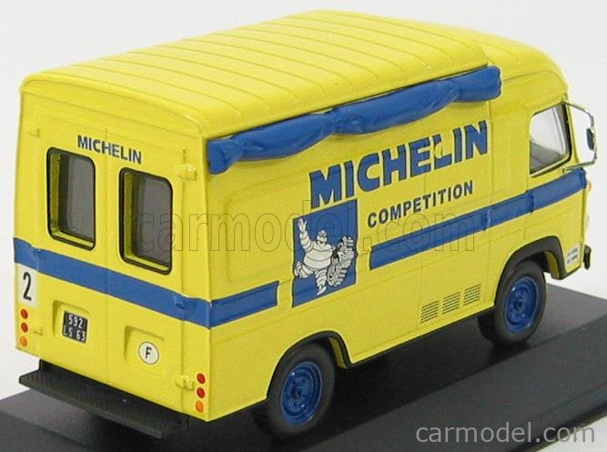 Modèle Réduit Saviem SG2 Michelin - Ixo/Altaya 1/43, Jaune, état Excellent