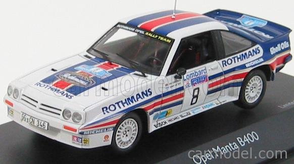 Opel Manta 400 Coche De Rally Sobre Fondo Blanco Foto de archivo